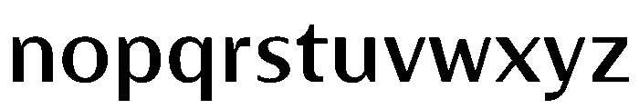 Maskul MaskulVAR Medium Moderate Instance Font LOWERCASE