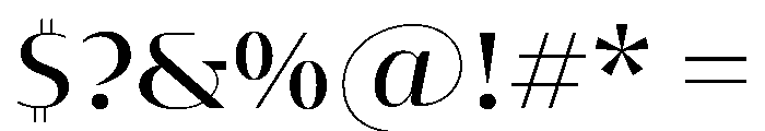 Maskul MaskulVAR Regular Extreme Instance Font OTHER CHARS