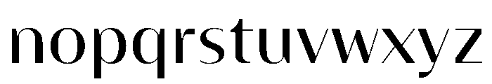 Maskul MaskulVAR Regular Extreme Instance Font LOWERCASE