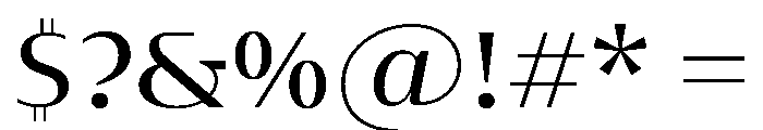 Maskul MaskulVAR Regular High Instance Font OTHER CHARS
