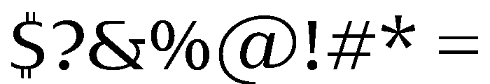 Maskul MaskulVAR Regular Moderate Instance Font OTHER CHARS