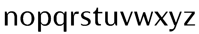 Maskul MaskulVAR Regular Moderate Instance Font LOWERCASE
