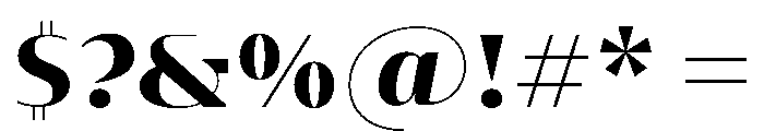 MaskulExtreme Bold Font OTHER CHARS