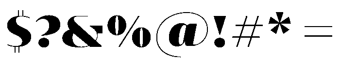MaskulExtreme Heavy Font OTHER CHARS