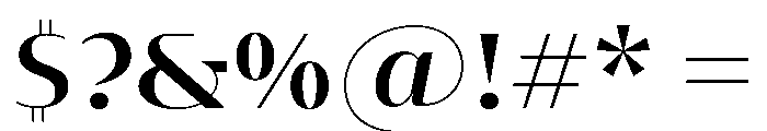 MaskulExtreme Medium Font OTHER CHARS