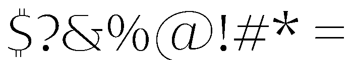MaskulHigh Light Font OTHER CHARS