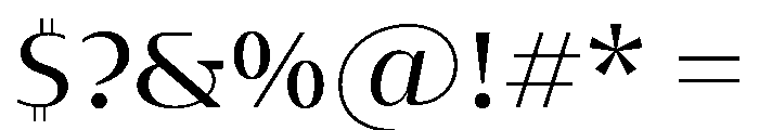 MaskulHigh Regular Font OTHER CHARS