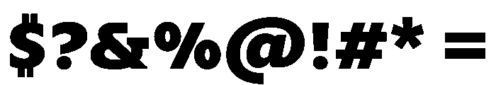 MaskulLow ExtraBold Font OTHER CHARS
