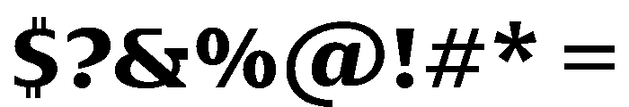MaskulModerate Bold Font OTHER CHARS