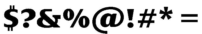 MaskulModerate ExtraBold Font OTHER CHARS