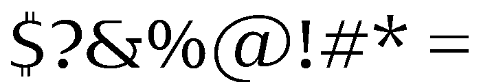 MaskulModerate Regular Font OTHER CHARS