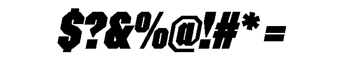 Materiel BlackItalic Font OTHER CHARS