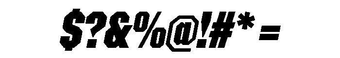 Materiel BoldItalic Font OTHER CHARS