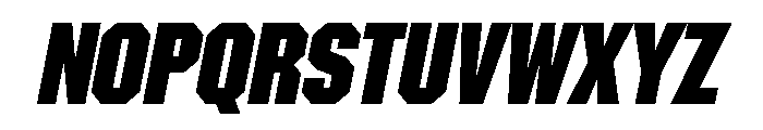 Materiel BoldItalic Font UPPERCASE