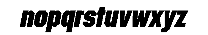 Materiel BoldItalic Font LOWERCASE