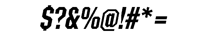 Materiel MediumItalic Font OTHER CHARS