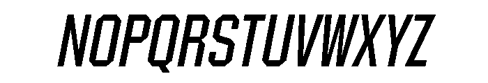 Materiel RegularItalic Font UPPERCASE