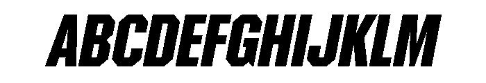 Materiel SemiboldItalic Font UPPERCASE