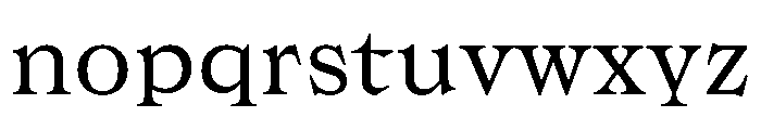 Matorral Book Font LOWERCASE