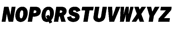 Matter TRIAL MonoBlackItalic Instance Font UPPERCASE