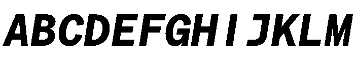Matter TRIAL MonoBoldItalic Instance Font UPPERCASE