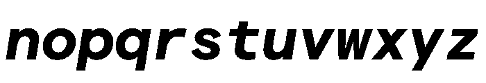 Matter TRIAL MonoBoldItalic Instance Font LOWERCASE