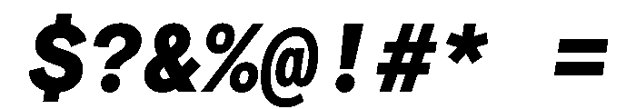 Matter TRIAL MonoHeavyItalic Instance Font OTHER CHARS