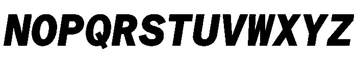Matter TRIAL MonoHeavyItalic Instance Font UPPERCASE