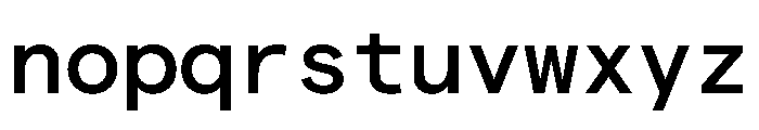 Matter TRIAL MonoMedium Instance Font LOWERCASE