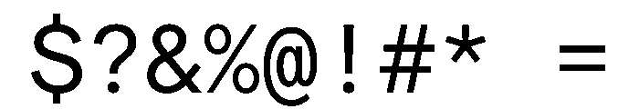 Matter TRIAL MonoRegular Instance Font OTHER CHARS
