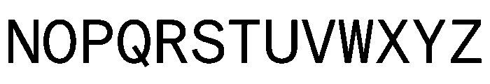 Matter TRIAL MonoRegular Instance Font UPPERCASE