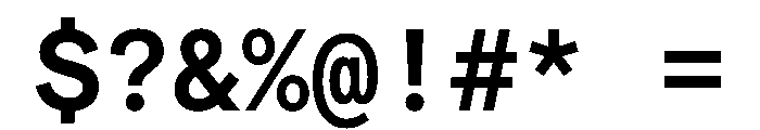Matter TRIAL MonoSemiBold Instance Font OTHER CHARS