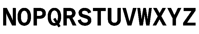 Matter TRIAL MonoSemiBold Instance Font UPPERCASE