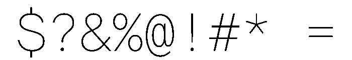 Matter TRIAL MonoThin Instance Font OTHER CHARS