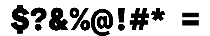 Matter TRIAL SemiMonoBlack Instance Font OTHER CHARS