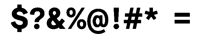 Matter TRIAL SemiMonoBold Instance Font OTHER CHARS