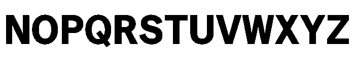 Matter TRIAL SemiMonoBold Instance Font UPPERCASE