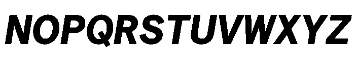 Matter TRIAL SemiMonoBoldItalic Instance Font UPPERCASE