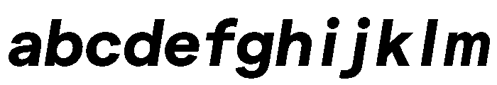 Matter TRIAL SemiMonoBoldItalic Instance FONT