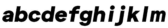 Matter TRIAL SemiMonoHeavyItalic Instance FONT