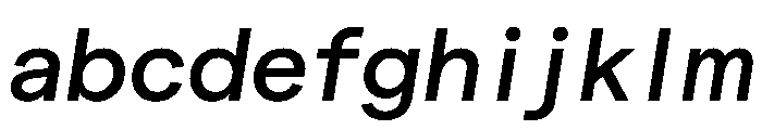 Matter TRIAL SemiMonoMediumItalic Instance FONT