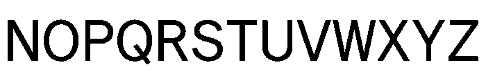 Matter TRIAL SemiMonoRegular Instance Font UPPERCASE