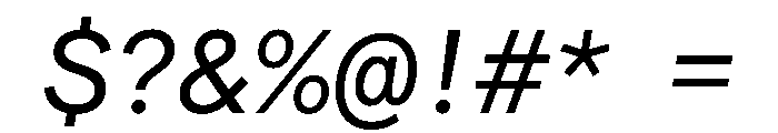 Matter TRIAL SemiMonoRegularItalic Instance Font OTHER CHARS
