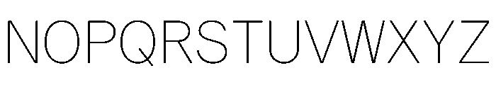 Matter TRIAL SemiMonoThin Instance Font UPPERCASE