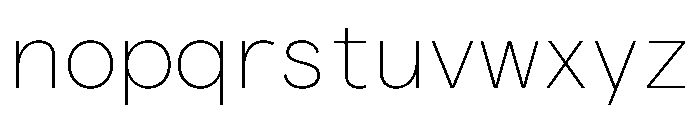 Matter TRIAL SemiMonoThin Instance Font LOWERCASE