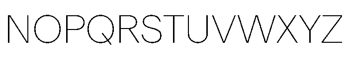 Matter TRIAL Thin Instance Font UPPERCASE