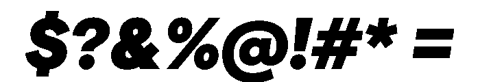 Matter TRIAL XHBlackItalic Instance Font OTHER CHARS