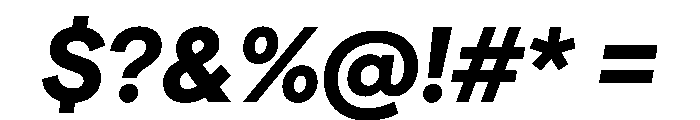 Matter TRIAL XHBoldItalic Instance Font OTHER CHARS