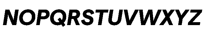 Matter TRIAL XHBoldItalic Instance Font UPPERCASE