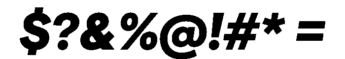 Matter TRIAL XHHeavyItalic Instance Font OTHER CHARS